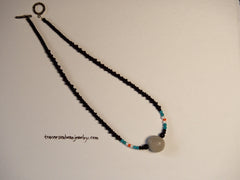 Miami Dolphin Team Colors Sea Pearl Necklace